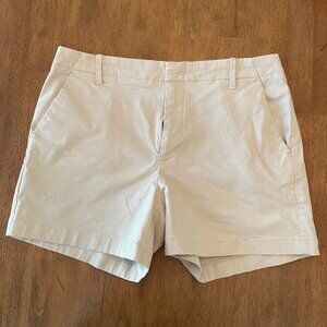 Banana Republic Factory Authentic Chino Shorts, Light Khaki, Size 10